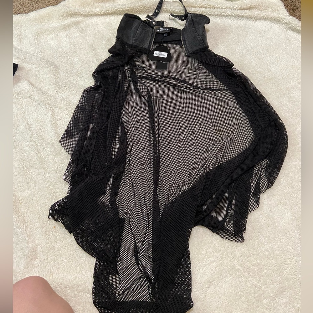 Killstar Oriana mesh duster nwt sz xs